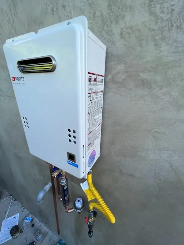 Tankless water heater installation for Commerce homes